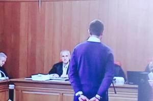 El joven denunciante, ante el tribunal.