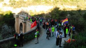 La marcha llegó este sábado a Almuñécar.