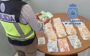 La Policía ha intervenido más de 50.000 euros en metálico. 