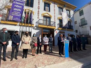 Homenaje en Gúéjar Sierra a Domingo Puente, asesinado por ETA.