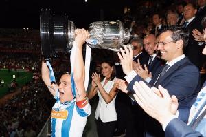 Doña Letizia presidió la final de la Copa de la Reina, que ganó la Real.
