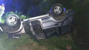 Así quedó el vehículo tras el accidente. 