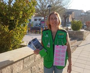 Ester García, vendedora en Cúllar desde hace solo dos meses. 