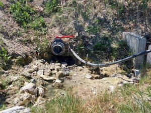 Extracción ilegal de agua en la comarca de Baza.