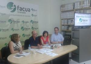 Imagen de la asamblea de FACUA celebrada el jueves.