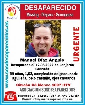 Cartel difundido sobre la desaparición. 