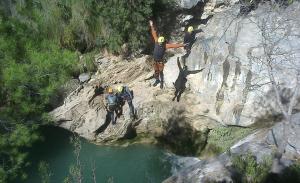 Barranquismo en el río Verde, en una imagen de archivo.