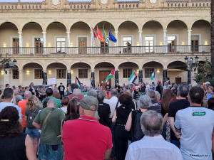 Concentración este viernes en la Plaza de las Palomas de Guadix.