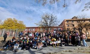 Foto de familia al finalizar la actividad.