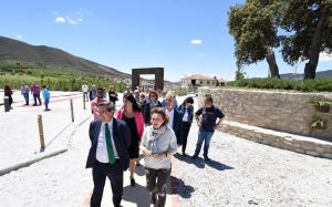 Acto de inauguración del parque.