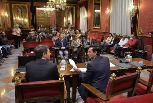Reunión de alcaldes convocados por la capital. 