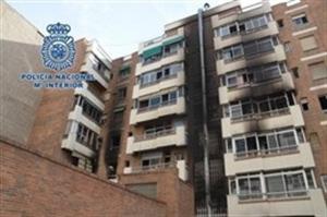 El incendio afectó a 25 viviendas. 