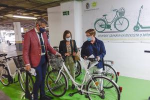 Bicicletas que se podrán alquilar en los aparcamientos con tarifas rebajadas. 