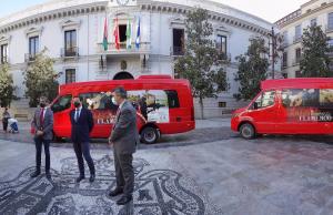 Presentación de los nuevos microbuses.