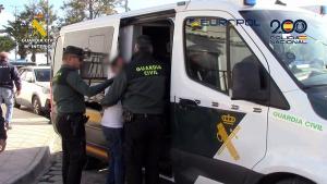 Una de las detenciones realizadas en la operación. 