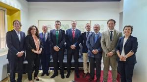 Francisco Javier Fernández Parra con su equipo.