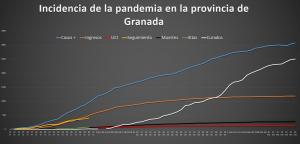 Incidencia de la pandemia en la provincia de Granada.
