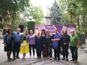 Acto celebrado en la Plaza de la Mariana este viernes.