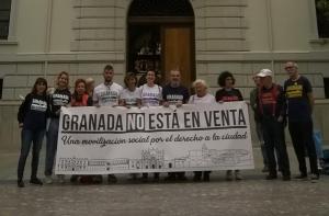 Presentación de la iniciativa, este sábado, en la Plaza del Carmen.