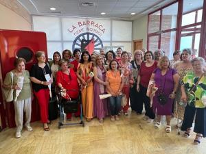 Foto de familia con parte de las participantes en el acto celebrado en Fuente Vaqueros.