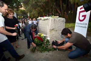 Imagen de archivo del homenaje en Alfacar. 