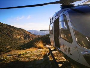 Helicóptero de rescate del Sereim. 