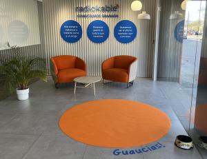 Punto habilitado por Radiokable en una de sus oficinas para recoger las donaciones. 