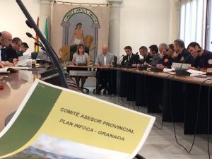 Reunión del Comité Asesor del Plan Infoca de Granada. 