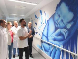 Nueva decoración del área Materno Infantil del Hospital de Guadix. 