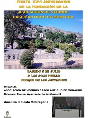 Cartel de la celebración.