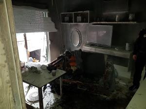Una imagen del incendio en Lújar.