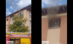 Imágenes del incendio. 