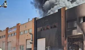 Imagen del incendio.