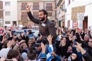 Concentración en apoyo a Spiriman ante los juzgados de paz de Albolote, en imagen de archivo.