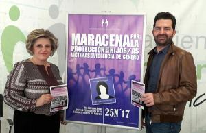 El alcalde de Maracena y la concejala de Igualdad. 