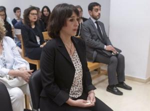 Juana Rivas, en una imagen del juicio.