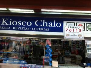 Kiosco Chalo, en Plaza Nueva. 