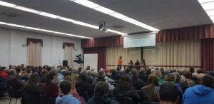 Reunión de la plataforma junto a otros colectivos en Cuevas del Campo.