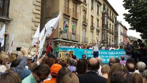 Manifestación del pasado domingo.