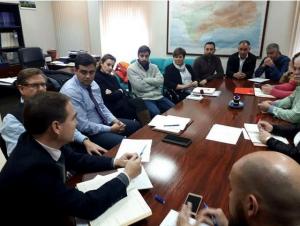 Reunión de los municipios con responsables de Endesa. 