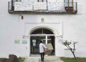 Material entregado a la Residencia de Mayores San Luis.