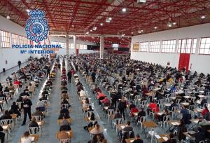 Imagen del recinto de Fermasa, donde se ha celebrado el examen.