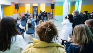 Un momento del concierto de Caraperro.