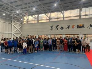 Inauguración del pabellón deportivo este viernes.