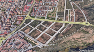 Imagen de los terrenos entre Parque Nueva Granada y Casería de Montijo.