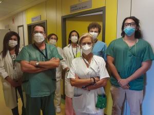 Parte del equipo de Neurofisiología Clínica del HUVN.
