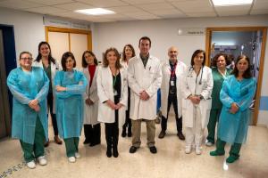 Parte del equipo implicado en trasplantes renales.