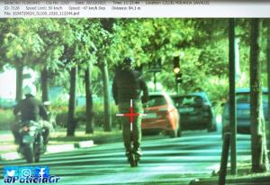 Imagen captada por el radar. 