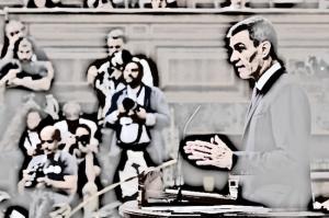 Pedro Sánchez, en el Congreso, en una imagen tratada de archivo.