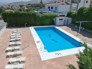 La nueva piscina municipal de Monachil.